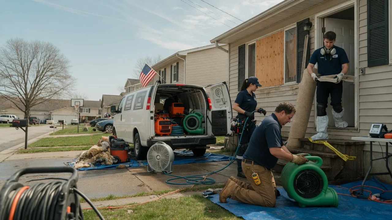 Water Damage Restoration in Coello, IL near me